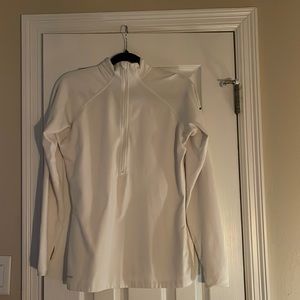 White Nike Dry Fit half zip